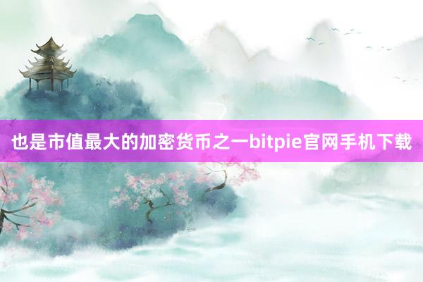 也是市值最大的加密货币之一bitpie官网手机下载