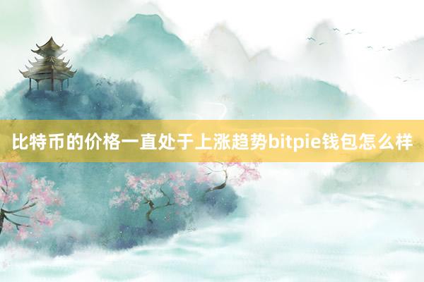 比特币的价格一直处于上涨趋势bitpie钱包怎么样