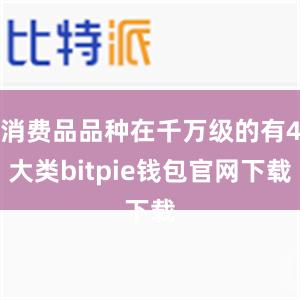 消费品品种在千万级的有4大类bitpie钱包官网下载