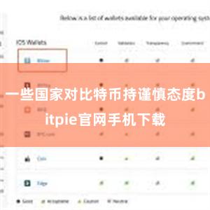 一些国家对比特币持谨慎态度bitpie官网手机下载