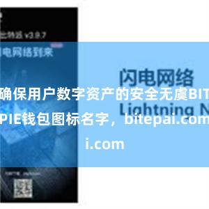 确保用户数字资产的安全无虞BITPIE钱包图标名字，bitepai.com